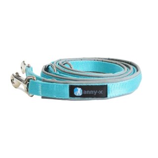 Annyx Führleine Bolt Fun grau/eisblau Classic