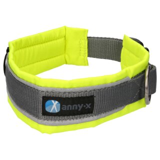 Annyx Steckhalsband Protect leuchtgelb/grau 3 (Umfang 32-38cm)