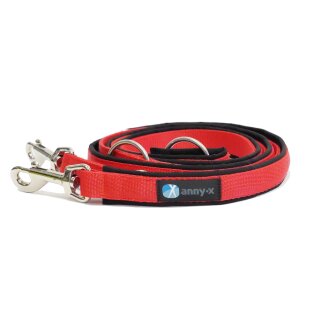 Annyx Führleine Bolt Fun schwarz/rot Classic