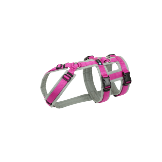 Annyx Brustgeschirr Safety Fun grau/pink XS