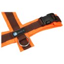 Annyx Brustgeschirr Protect leuchtorange/braun S