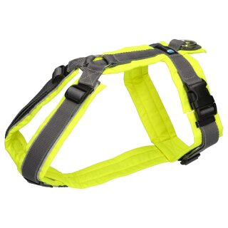 Annyx Brustgeschirr Protect leuchtgelb/grau XS