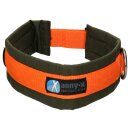 Annyx Steckhalsband Fun oliv/orange 4 ( Umfang 37-43 cm)