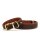 Maul Ledermanufaktur Lederhalsband Klassik Premium Soft braun/cognac goldfarben 65cm/40mm (Umfang 51-57cm)