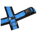 Annyx Brustgeschirr Fun schwarz/blau M