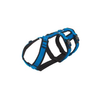 Annyx Brustgeschirr Safety Fun schwarz/blau XS