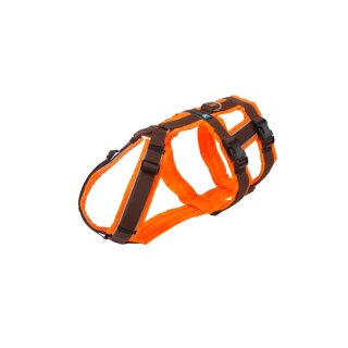 Annyx Brustgeschirr Safety Protect leuchtorange/braun XS