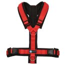 Annyx Brustgeschirr Fun schwarz/rot L