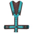 Annyx Brustgeschirr Fun braun/petrol S