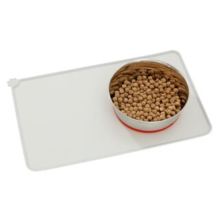 Karlie GmbH Napfunterlage Silikon, Grau, 48 x 30 x 1,15 cm