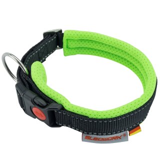 Sledwork Racing Collar - Arctic click Hundehalsband neongrün M